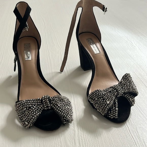 Black velvet dress shoes - Picture 1 of 5